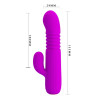 Pretty Love Rabbit LEOPOLD Pretty Love 11 x 3 cm Violet